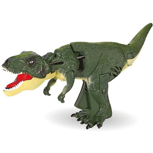 Dinossauro t-rex mania c/som e luz - polibrinq (unidade)
