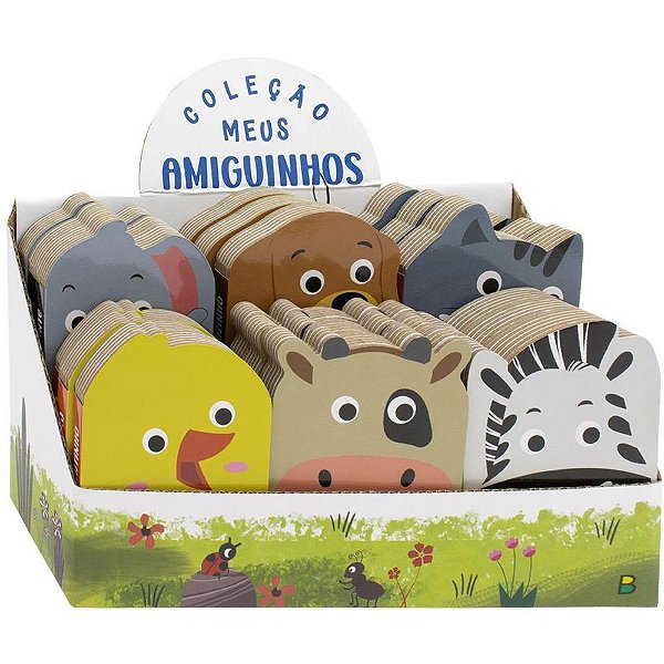 Livro infantil ilustrado recortado amiguinhos 8x11 10pg - todolivro (dp.c/18)