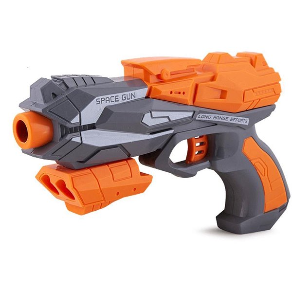 Lancador supershot thunder c/6 dardos - polibrinq (unidade)