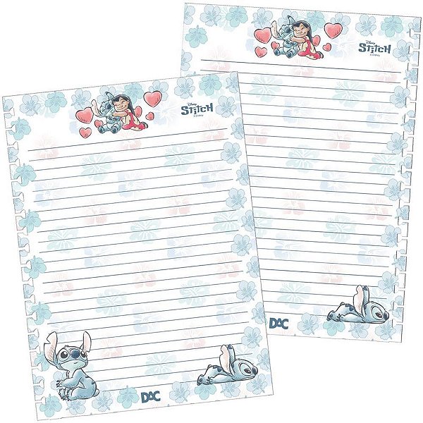 Refil para caderno stitch smart colegial 48f 90g - dac (unidade)