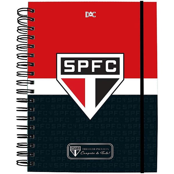 Caderno 01x1 capa dura sao paulo smart 80fls - dac (unidade)