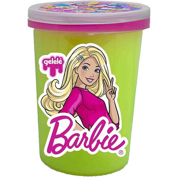 Slime barbie gelele pote 180g (s) - doce brinquedo (dp.c/24)