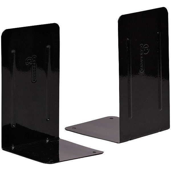 Bibliocanto preto metal - carbrink (par)