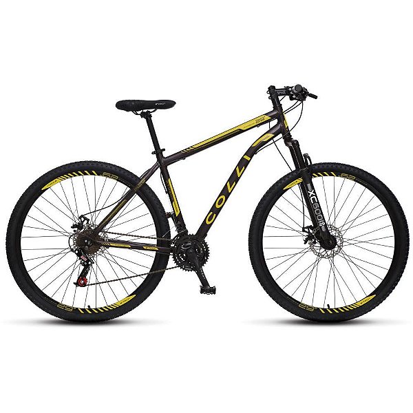 Bicicleta aro 29 athena preto fosco/am - colli bike (unidade)