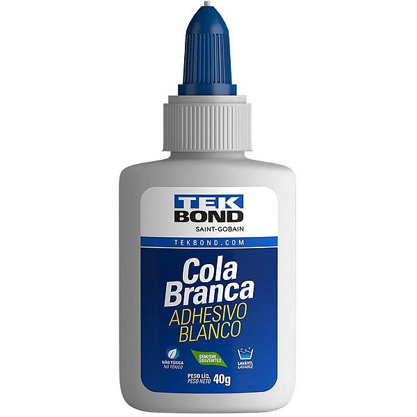 Cola escolar branca 40g. - tekbond (cx.c/12)