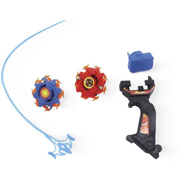 Brinquedo diverso piao cyclone duplo kit (s) - pica pau (unidade)