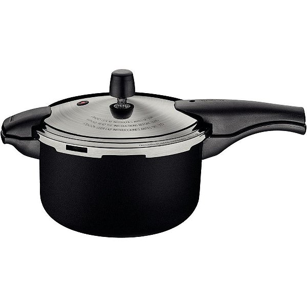 Panela pressão antiaderente 6l preto - tramontina (unidade)