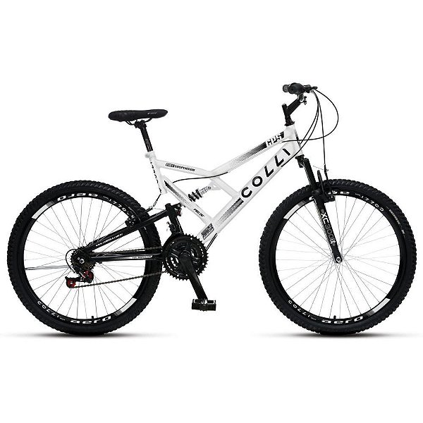 Bicicleta aro 26 aero branca - colli bike (unidade)