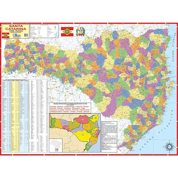 Mapa periodico est.de santa catarin - multimapas (unidade)