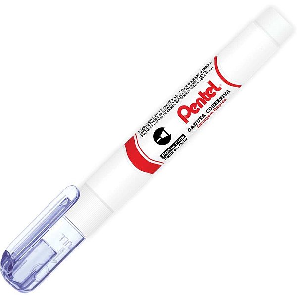Caneta corretiva 4,2 ml metal - pentel (cx.c/12)