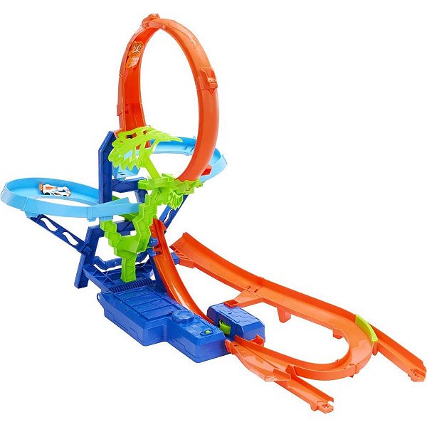Hot wheels pista action mid-air multi choque - mattel (unidade)
