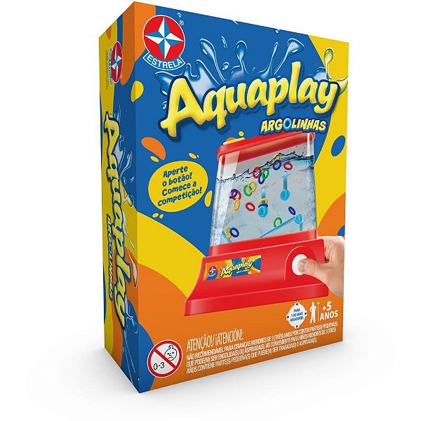 Jogo diverso aquaplay argolinhas - estrela (unidade)