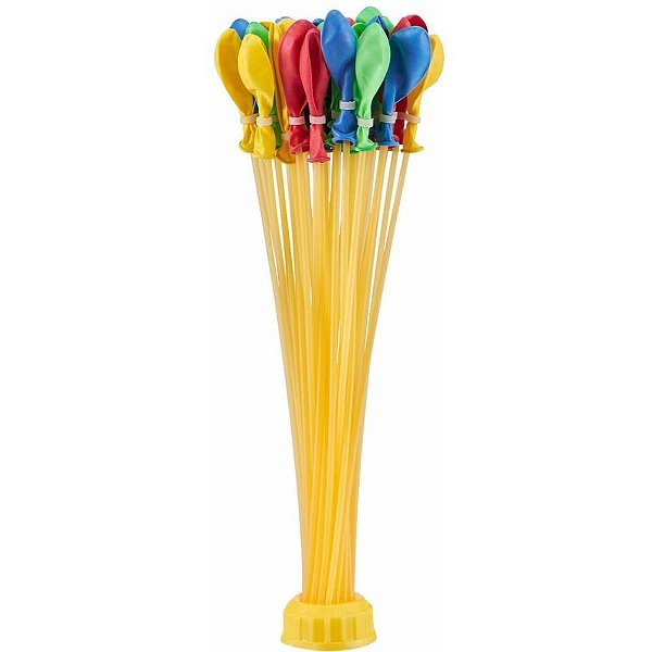 Brinquedo diverso enche bexigas c/37 baloes - brasilflex (unidade)