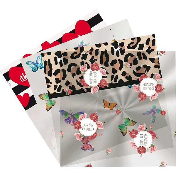 Saco para cesta 45x59cm. diversas estampas - cromus (pct.c/25)