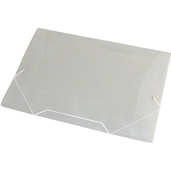 Pasta aba elastica plastica oficio cristal - acp (pct.c/10)