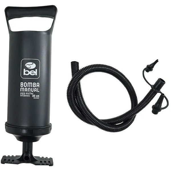 Bomba de ar manual p/ inflaveis - bel (unidade)