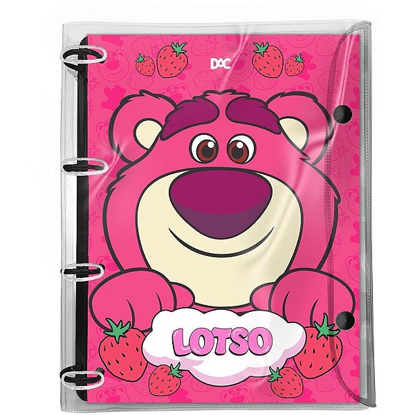 Fichario de pvc lotso univ.fecho botao 192f - dac (unidade)