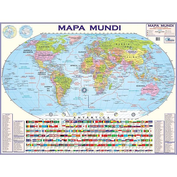 Mapa periodico mundi polit.120cmx90 - multimapas (unidade)