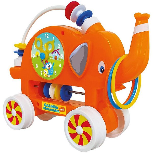 Brinquedo para bebe galinha pintadinha elefantinho - monte libano (unidade)