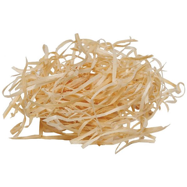 Palha para decoracao palha de madeira 50g. - packpel (cx.c/12)
