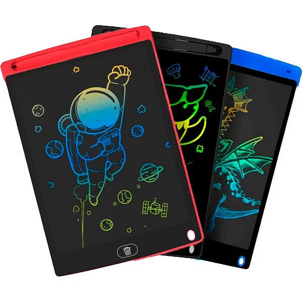 Lousa infantil magica tablet 8,5pol.c/cane(s - yins (unidade)