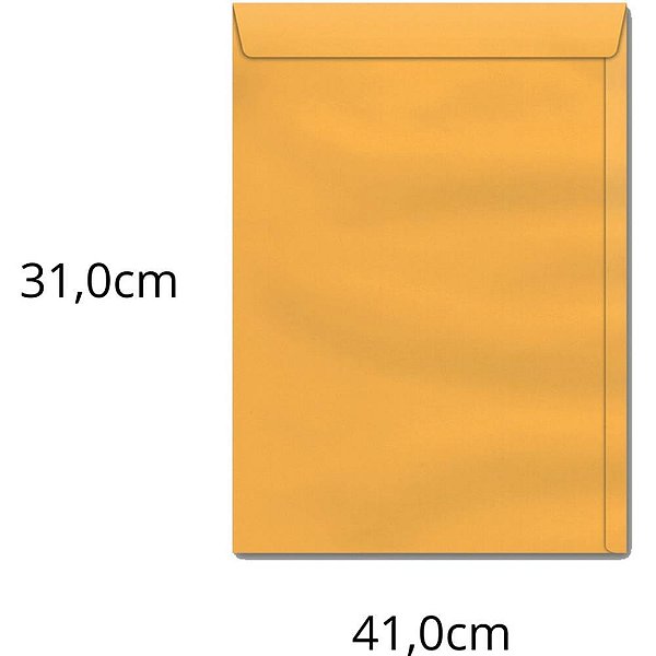 Envelope saco ouro 310x410 80grs. ko 41 - scrity (cx.c/100)