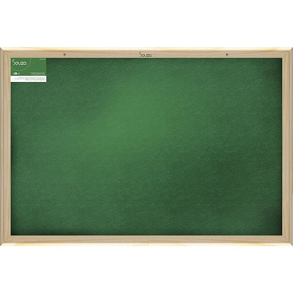 Quadro aviso moldura madeira feltro com cortica 100x070cm - souza (unidade)
