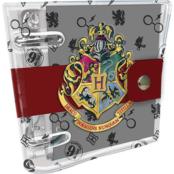 Fichario mini harry potter fecho botao 80f - dac (unidade)