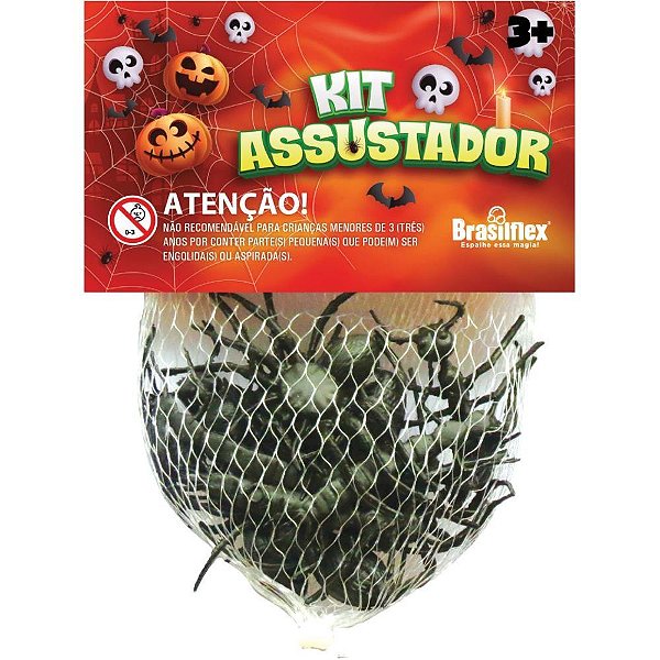 Miniatura colecionavel kit aranha e cia - brasilflex (bl.c/12)