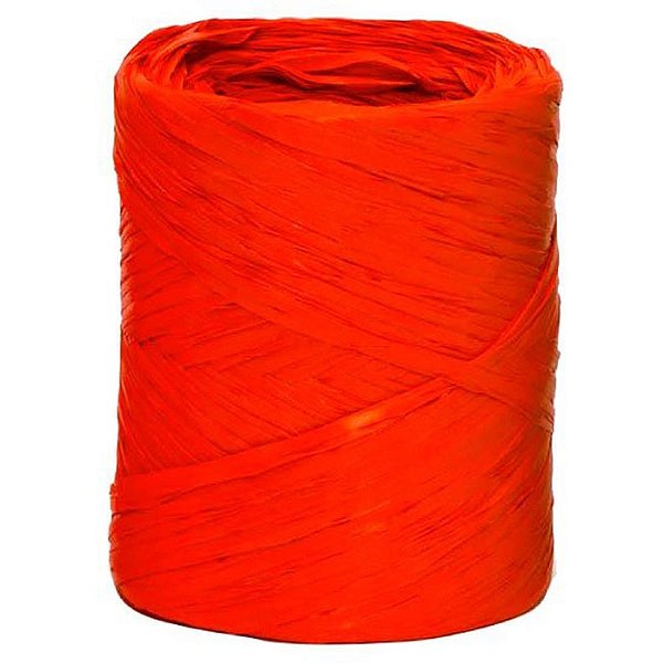 Raphia sintetica 100m vermelho real r04 - xingo embalagens (rolo)