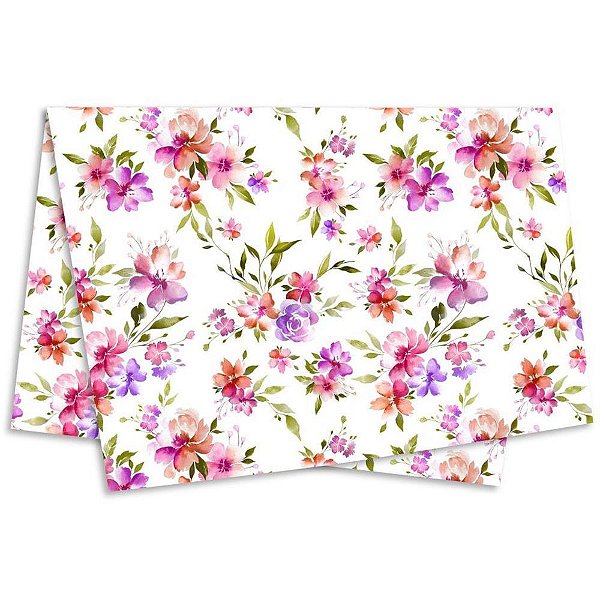 Papel seda decorado 50x70cm ayla - xingo embalagens (pct.c/50)