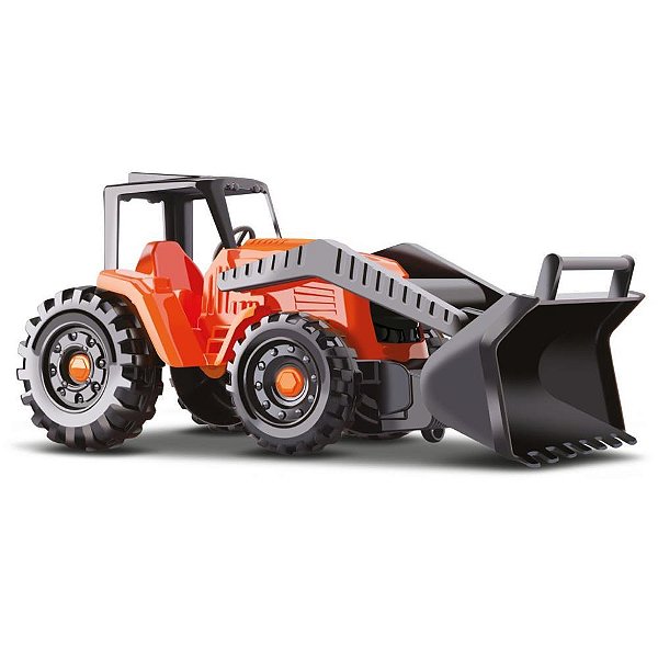 Trator city work carregadeira - orange toys (unidade)
