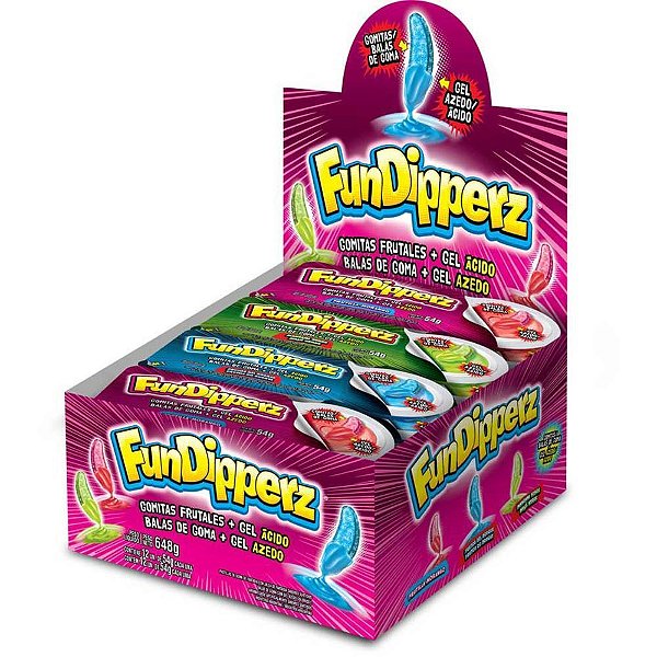 Doce fundipperz 648g - bazooka candy (dp.c/12)