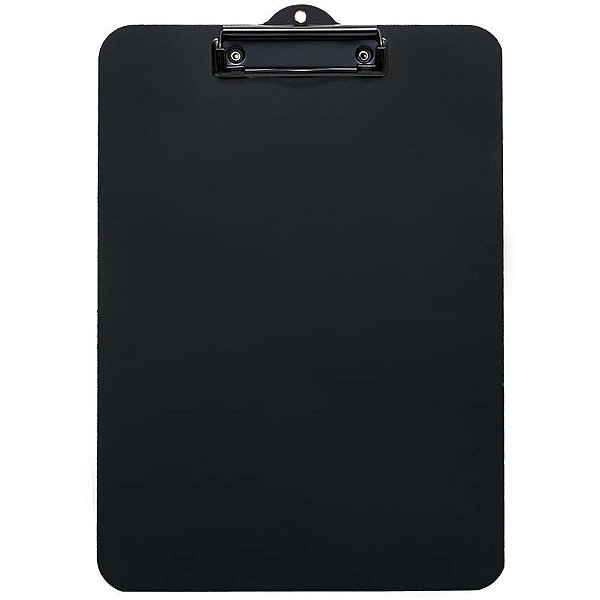 Prancheta duratex oficio black prend. metal pret - stalo (unidade)