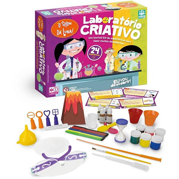 Jogo diverso laboratorio criativo da luna - nig brinquedos (unidade)