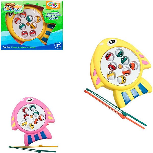 Jogo diverso pega peixe happy c/som 11pc(s) - wellmix (unidade)