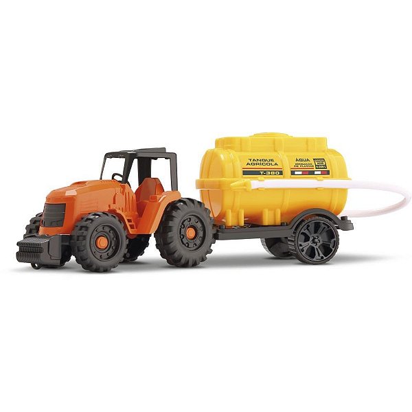 Trator tractor agro irrigador (s) - orange toys (unidade)