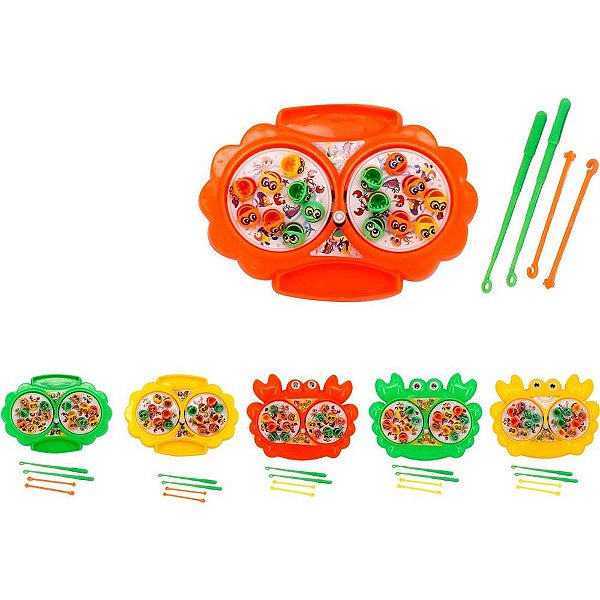 Jogo diverso pega peixe duplo 21pcs (s) - wellmix (unidade)