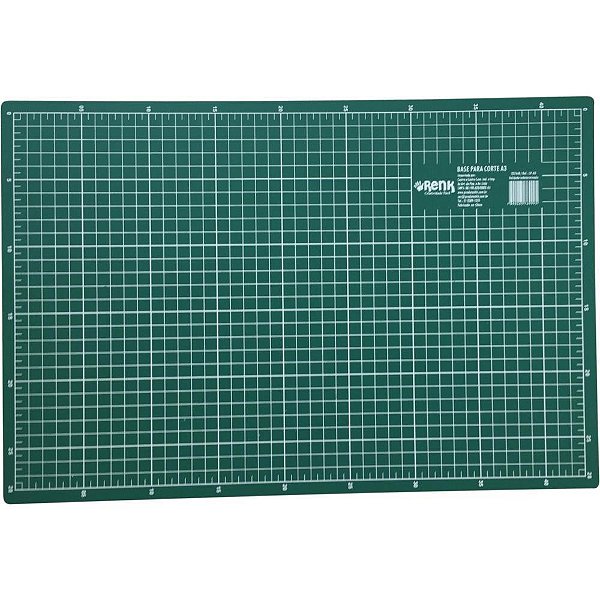 Base para corte a2 59x42cm verde - kit (unidade)