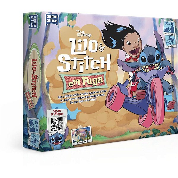 Jogo de tabuleiro stitch em fuga - toyster (unidade)