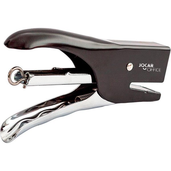 Grampeador alicate p/25fls 26/6 jocar metal pt - leonora (unidade)