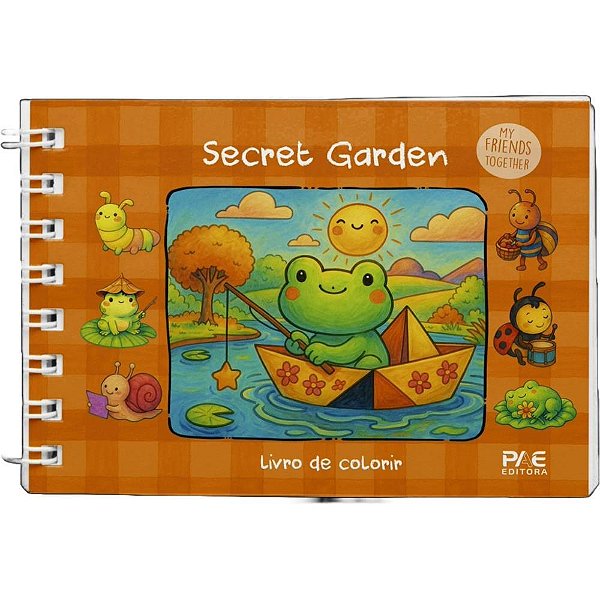 Livro de colorir cute e comfy secret garden cd - pae editora (unidade)