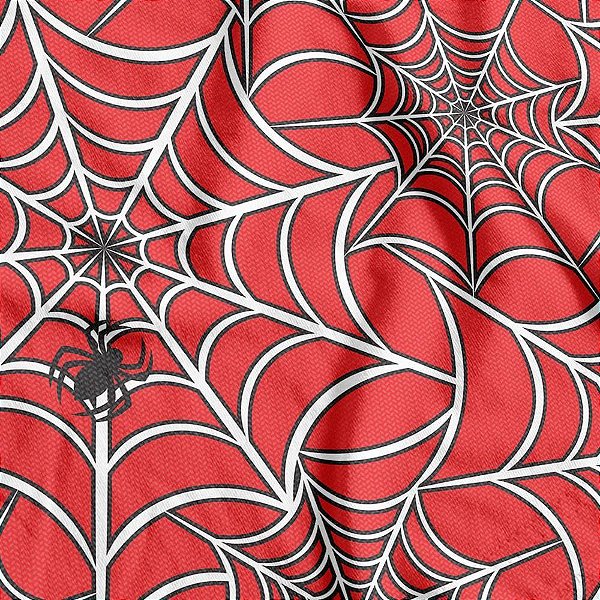 Tnt estampado 1,40m 40g halloween teias - supper (rl-25mts)
