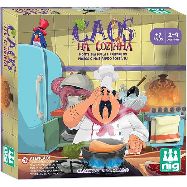 Jogo diverso caos na cozinha - nig brinquedos (unidade)
