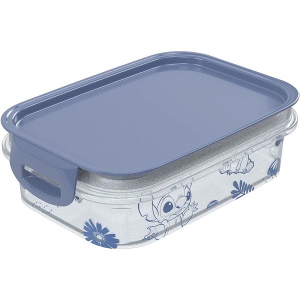 Pote plastico stitch ret. trava mais 500ml - plasutil (unidade)