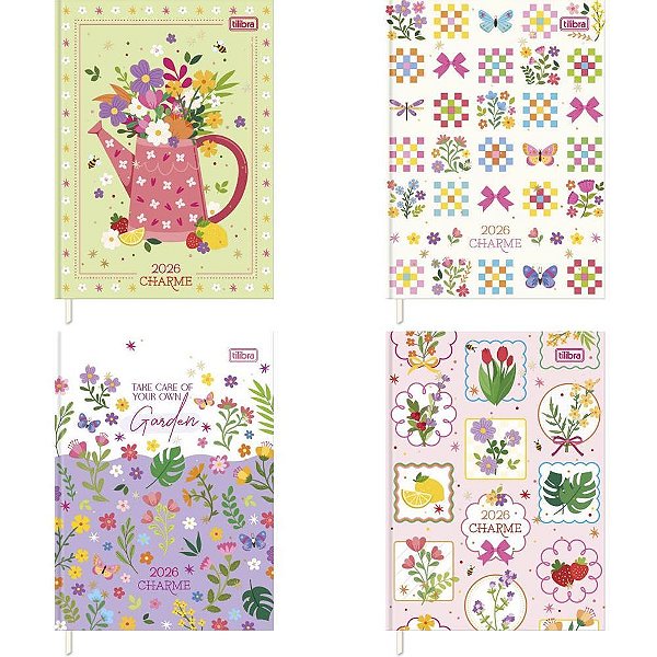 Agenda 2026 charme cd cost 176f 123x166mm - tilibra (pct.c/04)
