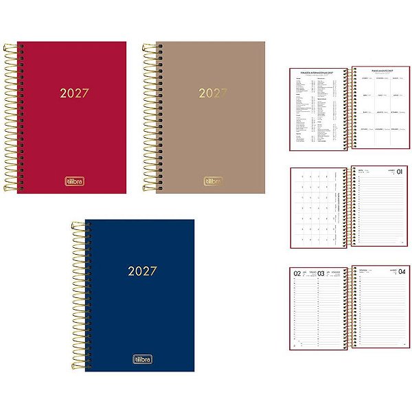 Agenda 2027 napoli cores esp 176f 129x187 - tilibra (pct.c/05)