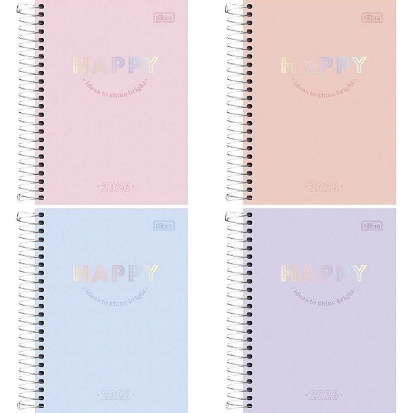 Agenda 2026 happy esp 176f 117x164mm - tilibra (pct.c/05)