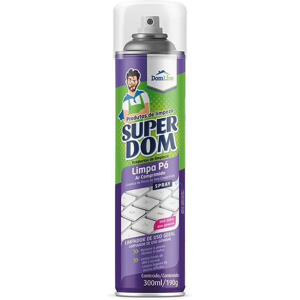 Produto para limpeza superdom limpa po ar comprimid - baston (unidade)
