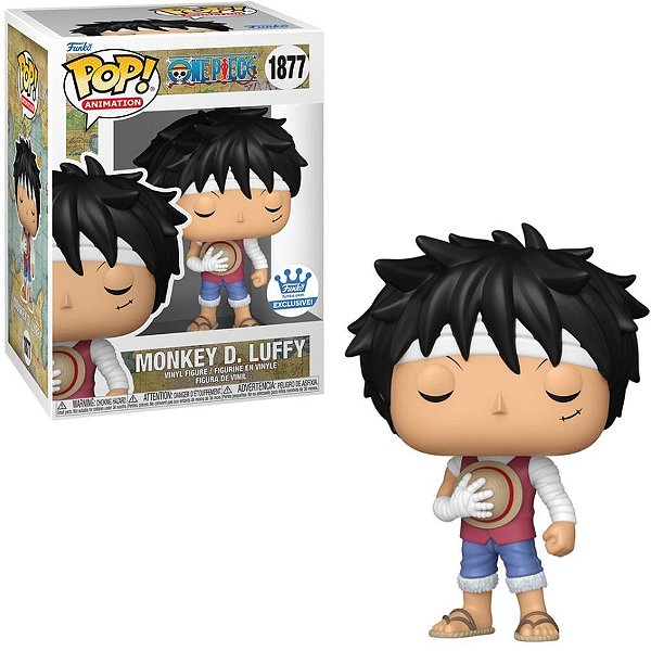 Boneco e personagem funko pop one piece luffy em m - candide (unidade)